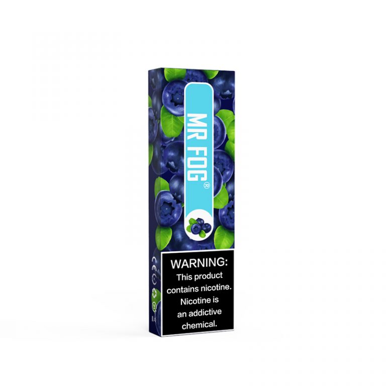 MR FOG 1.3ML DISPOSABLE BLUEBERRY Mr Fog Enjoy To The Last Puff