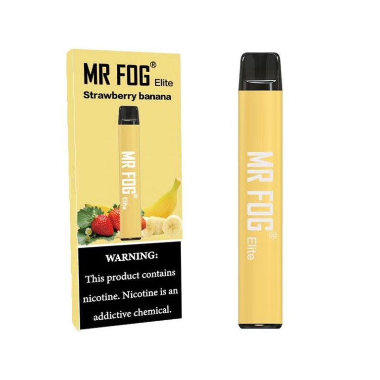 MR FOG ELITE Strawberry Banana Mr Fog Enjoy To The Last Puff