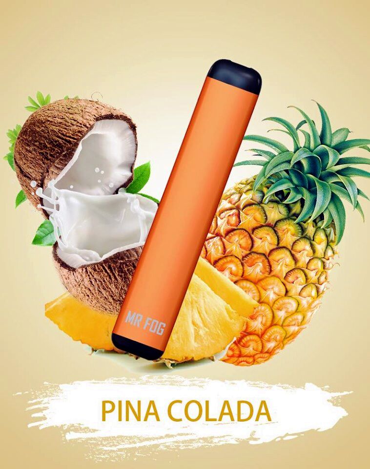 MR FOG DISPOSABLE POD DEVICE 1.5ML POD DEVICE 6 PINEAPPLE Mr Fog