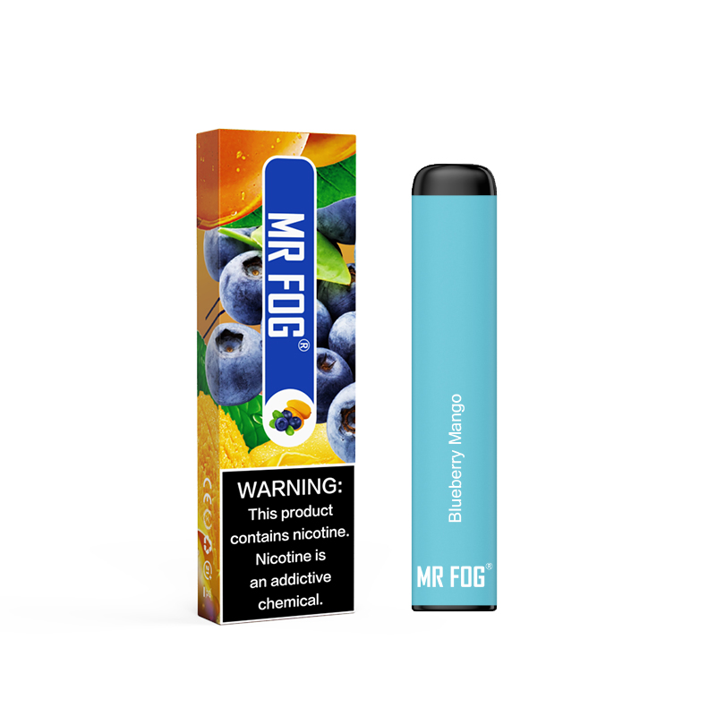 MR FOG DISPOSABLE DEVICE 1.3ML 6 SALT NIC BLUEBERRY MANGO Mr Fog