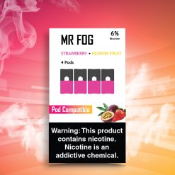 MR FOG PODS PACK OF 4 STRAWBERRY & PASSION FRUIT