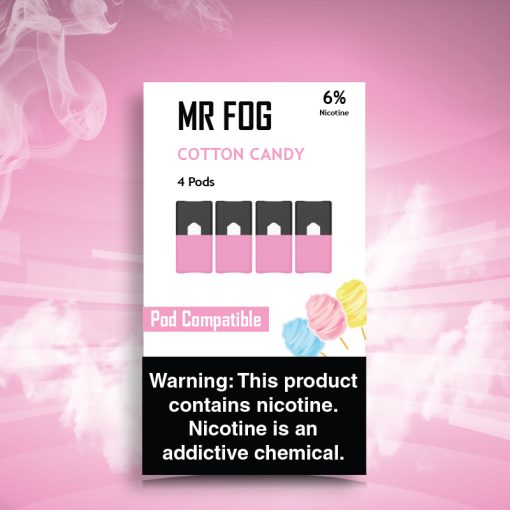 MR FOG PODS PACK OF 4 COTTON CANDY