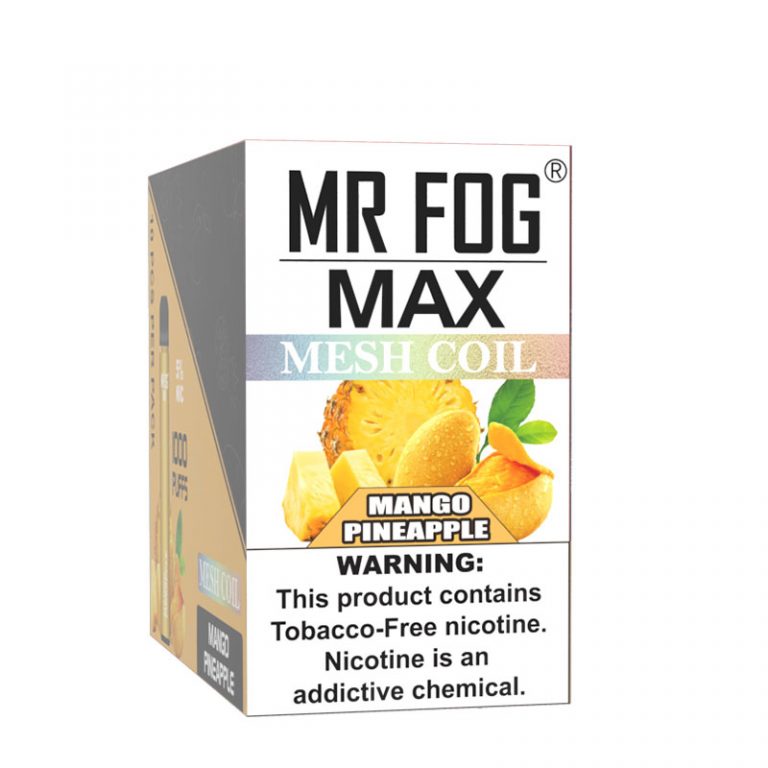 MR FOG MAX MANGO PINEAPPLE Mr Fog Enjoy To The Last Puff