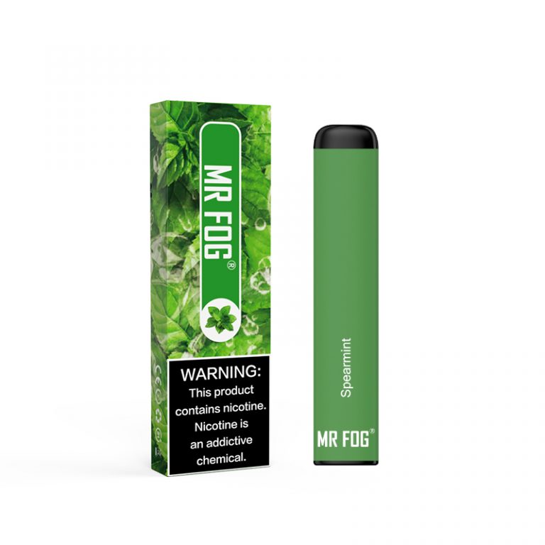 MR FOG 1.3ML DISPOSABLE SPEARMINT Mr Fog Enjoy To The Last Puff