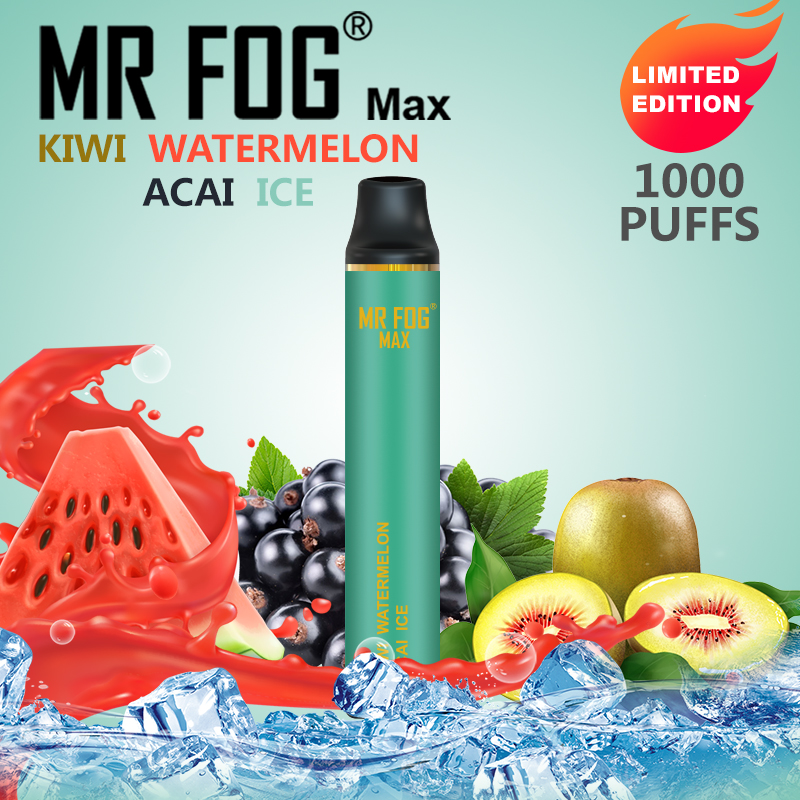 MR FOG MAX Kiwi Watermelon Acia Ice Mr Fog