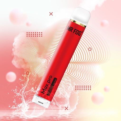 MR FOG MAX PRO 2000 PUFFS Raspberry Strawberry Lychee On Ice Mr Fog