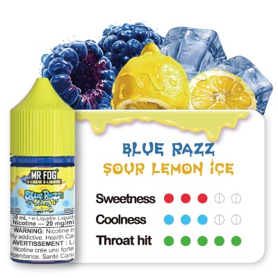 Blue Razz Steezy Sour Lemon Ice
