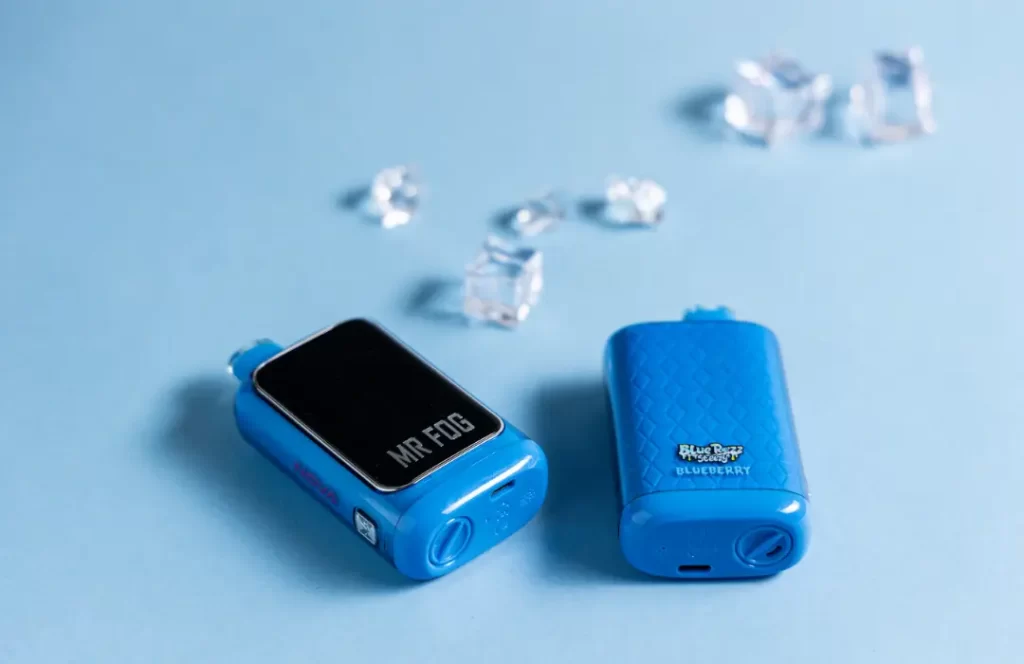 Zero Nicotine Disposable Vape MR FOG NOVA Blue Razz Steezy